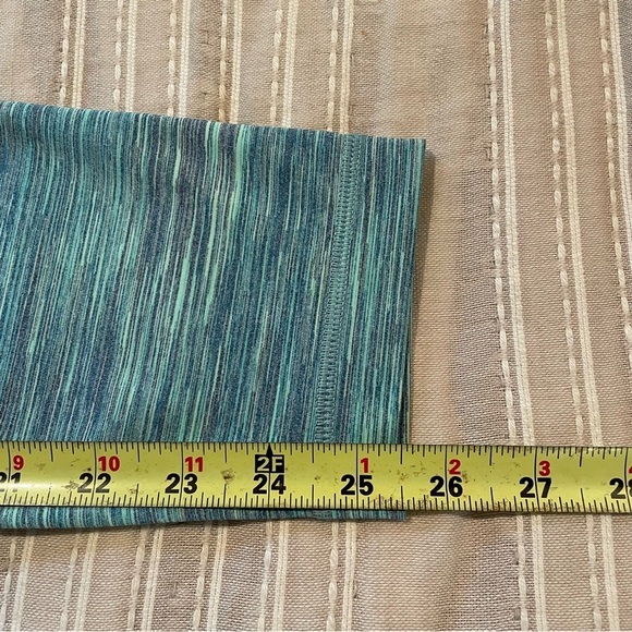 Lululemon Wunder Under High Rise Leggings Space Dye Camo Alberta Lake Fresh Teal - Picture 10 of 10